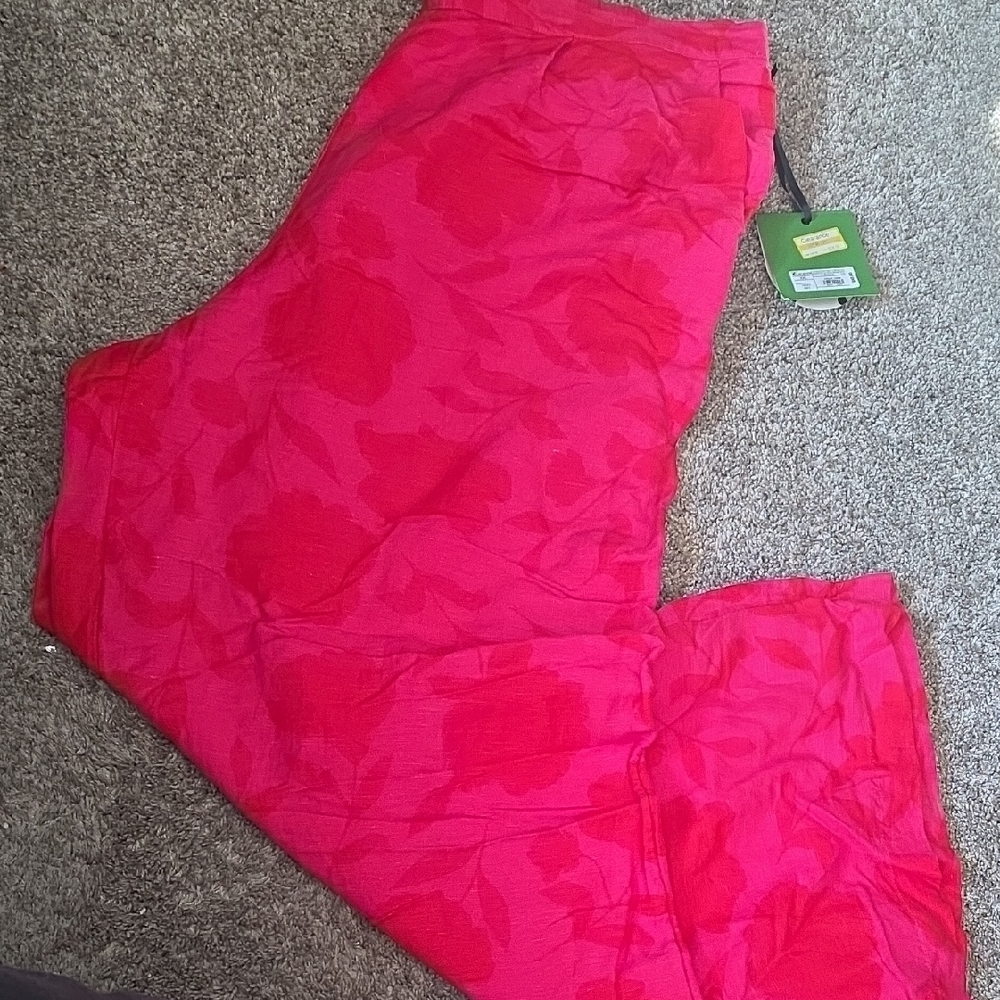 Kate Spade Pink Wide Leg Pants